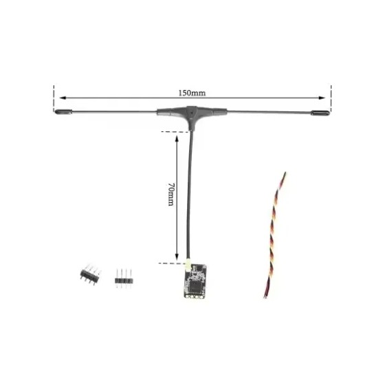 BAYCK ELRS 915MHz / 2.4GHz NANO ExpressLRS with T Type Antenna Support Wifi Upgrade for Drone Traversing Drones